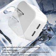 PD 50W Dual USB-C / Type-C Ports Charger(US Plug)