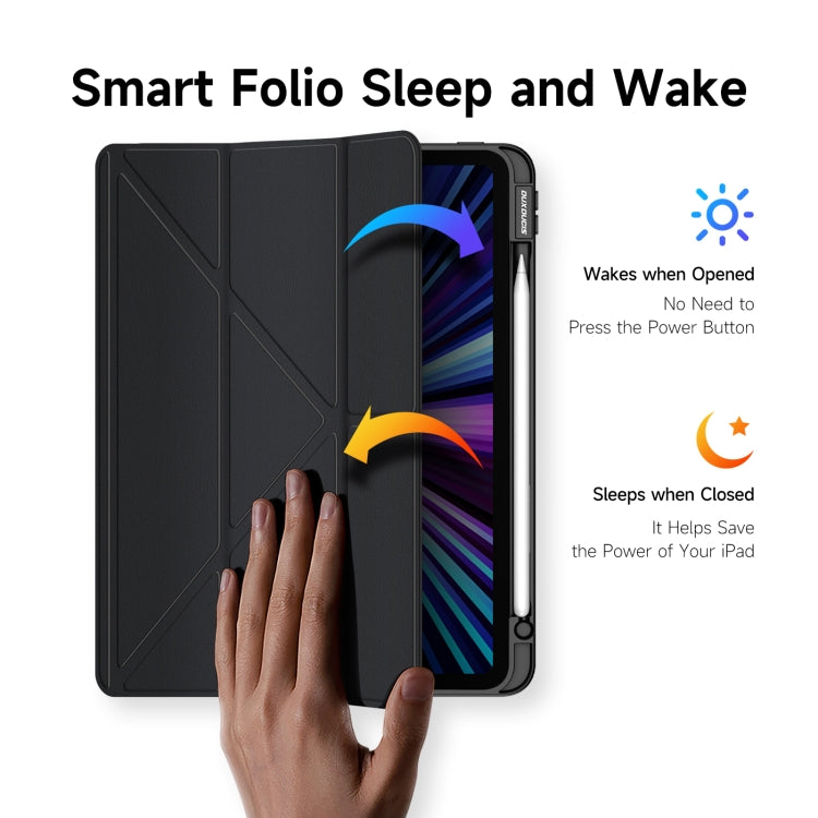 DUX DUCIS Magi Series Shockproof Tablet Case For iPad Pro 11 2022/2021/2020/2018 (Black)