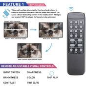 BT100 4K 60Hz 1080P 2 x 2 TV Wall Controller, Plug Type:UK Plug(Black)