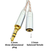 ZS0156 Balanced Inter-conversion Audio Cable(3.5 Stereo Male to 2.5 Balance Female)