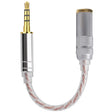 ZS0156 Balanced Inter-conversion Audio Cable(2.5 Balanced Male to 4.4 Balanced Female) - Headset Accessories by PMC TechLife | Online Shopping South Africa | PMC TechLife | Buy Now Pay Later Mobicred