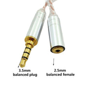 ZS0156 Balanced Inter-conversion Audio Cable(3.5 Balanced Male to 2.5 Balanced Female)