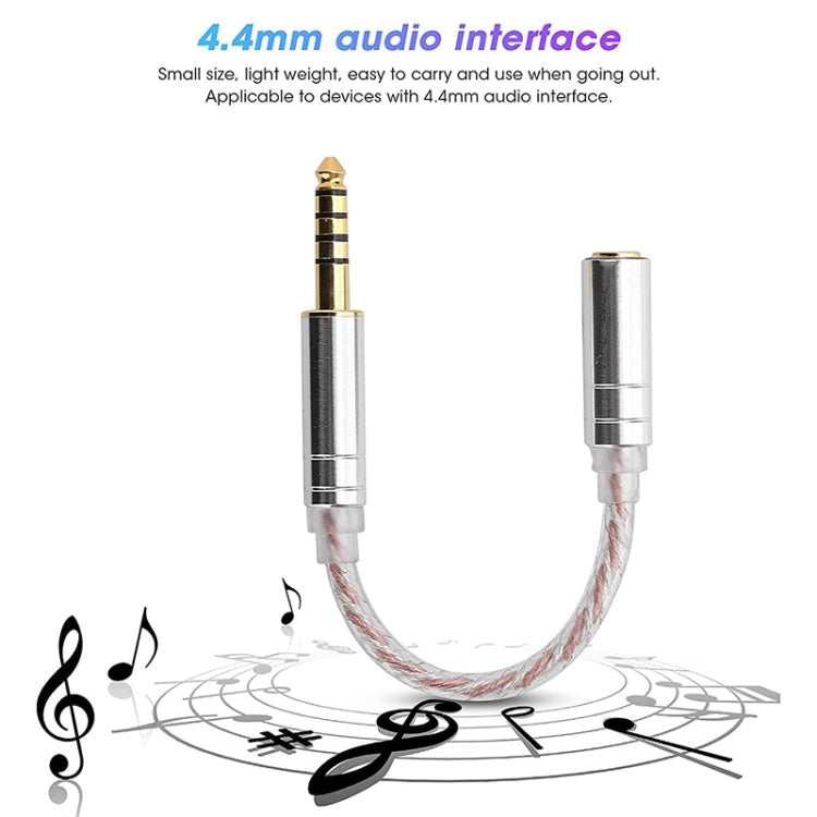ZS0156 Balanced Inter-conversion Audio Cable(4.4 Balanced Male to 2.5 Balanced Female)