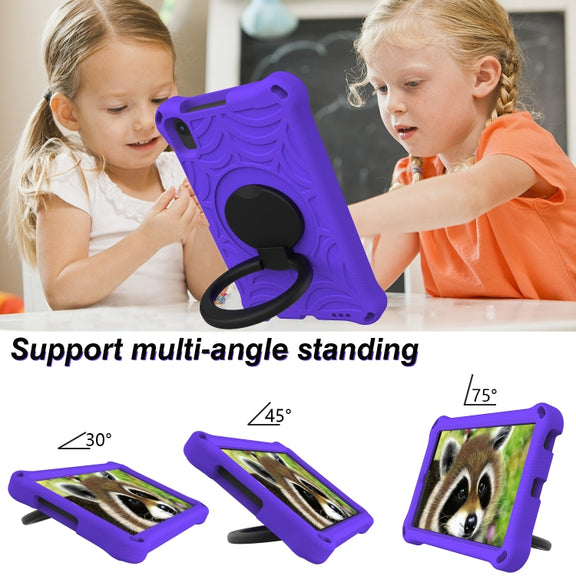 For Lenovo Tab M8 FHD TB-8505F Spider King EVA Protective Tablet Case(Purple)