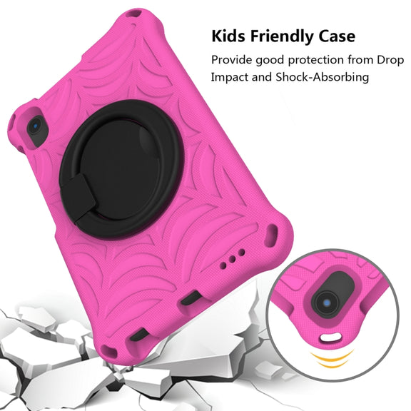For Lenovo Tab M8 FHD TB-8505F Spider King EVA Protective Tablet Case(Rose Red)