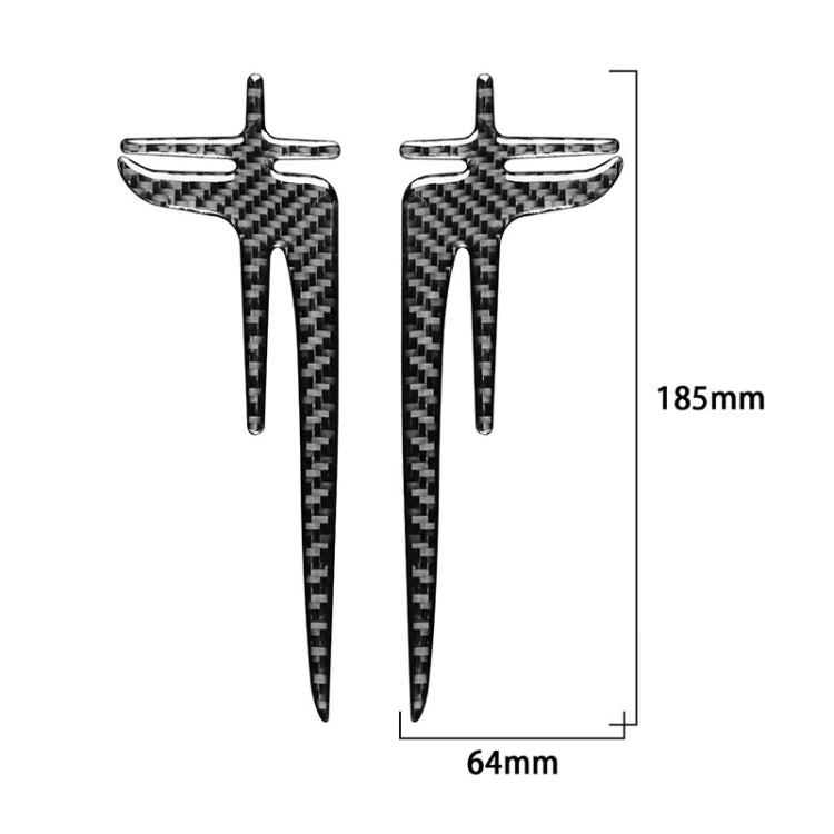 Car Carbon Fiber Body Random Decorative Stickers