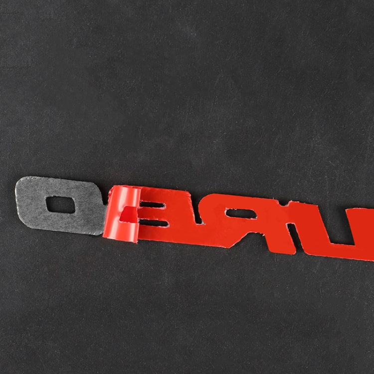 Car Carbon Fiber Body Random Decorative Stickers(Black)