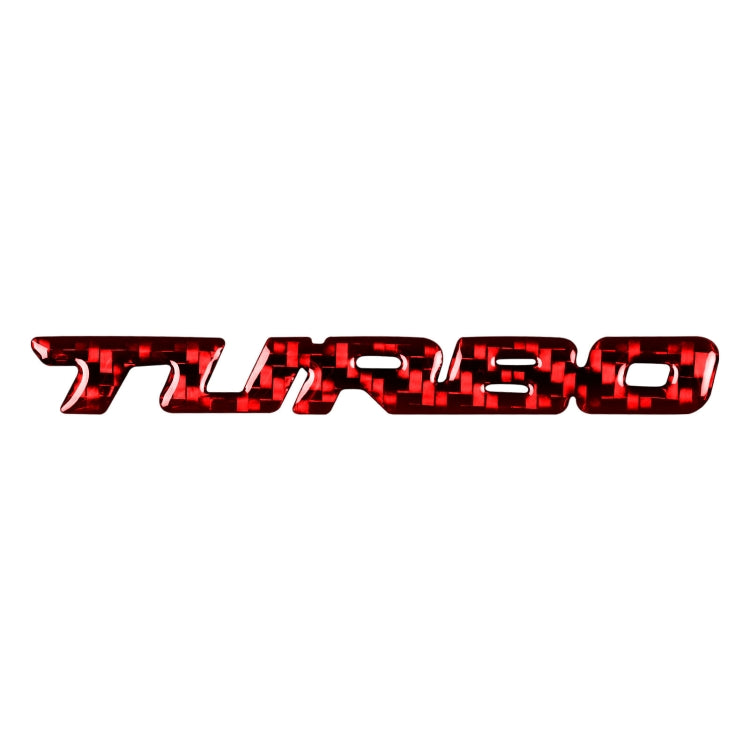 Car Carbon Fiber Body Random Decorative Stickers(Red)