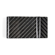 Car Carbon Fiber Card Holder Wallet Credit Card Clip(Polished)