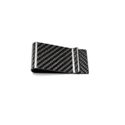 Car Carbon Fiber Card Holder Wallet Credit Card Clip(Polished)