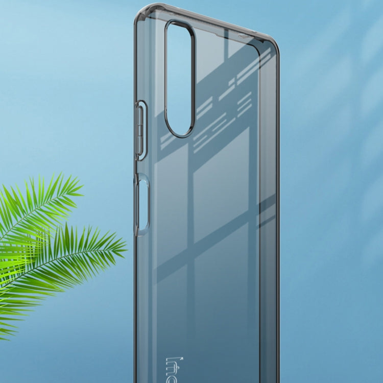 For Sony Xperia 10 IV IMAK UX-5 Series Transparent Shockproof TPU Protective Phone Case(Transparent Black)
