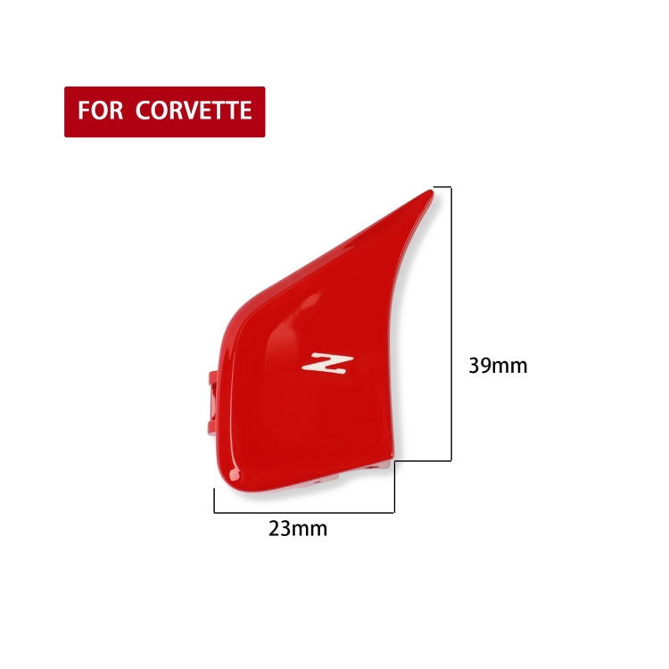 Car Steering Wheel Buttons for Chevrolet Corvette C8 2020-2021(Red)