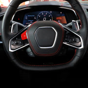 Car Steering Wheel Buttons for Chevrolet Corvette C8 2020-2021(Red)