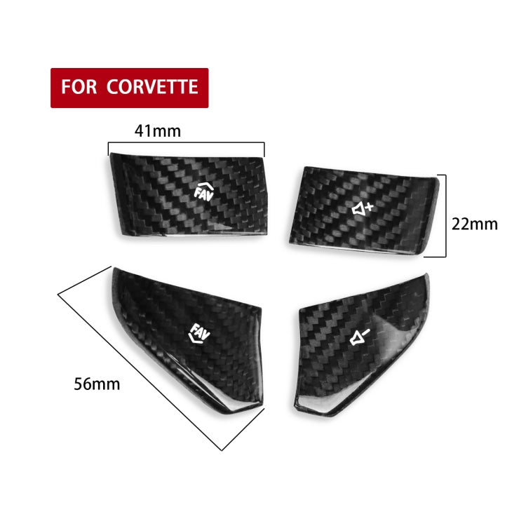 Car Steering Wheel Below Buttons for Chevrolet Corvette C8 2020-2021(White)