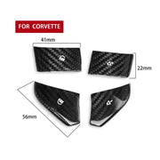 Car Steering Wheel Below Buttons for Chevrolet Corvette C8 2020-2021(White)