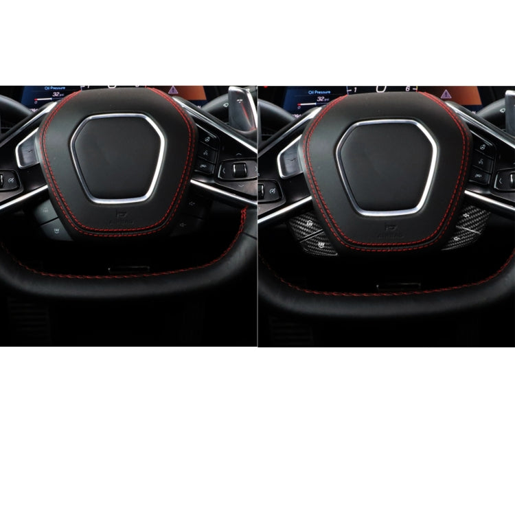 Car Steering Wheel Below Buttons for Chevrolet Corvette C8 2020-2021(White)
