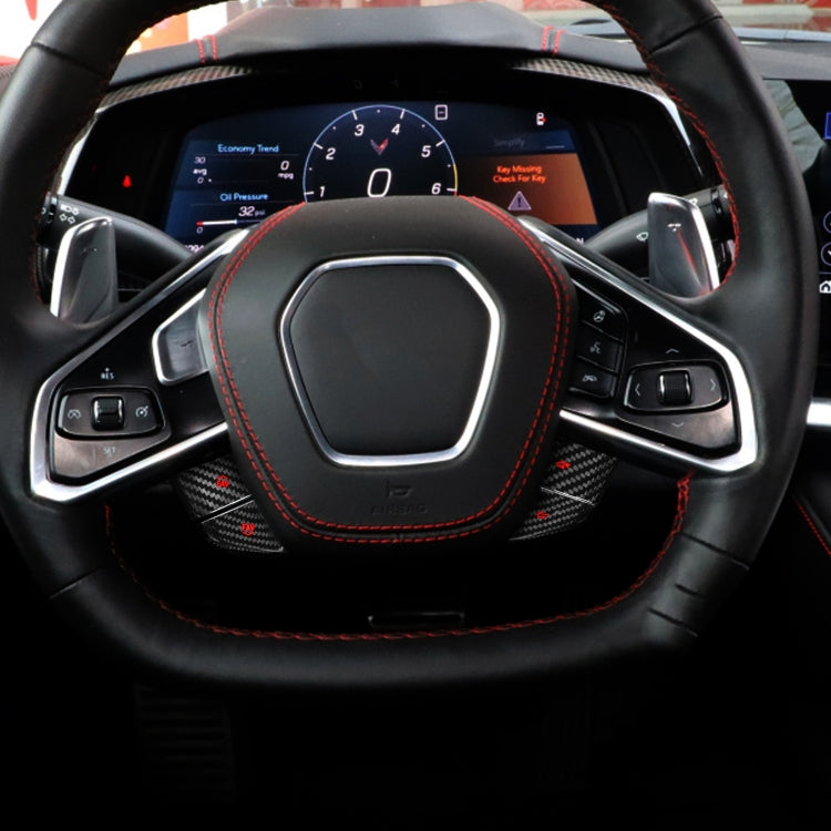 Car Steering Wheel Below Buttons for Chevrolet Corvette C8 2020-2021(Red)