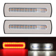 2 PCS Truck modified 40LED Two-color Running Water Turn Signal Light(Red White) - Warning Lights by PMC TechLife | Online Shopping South Africa | PMC TechLife | Buy Now Pay Later Mobicred