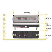 2 PCS Truck modified 40LED Two-color Running Water Turn Signal Light(Red Yellow)