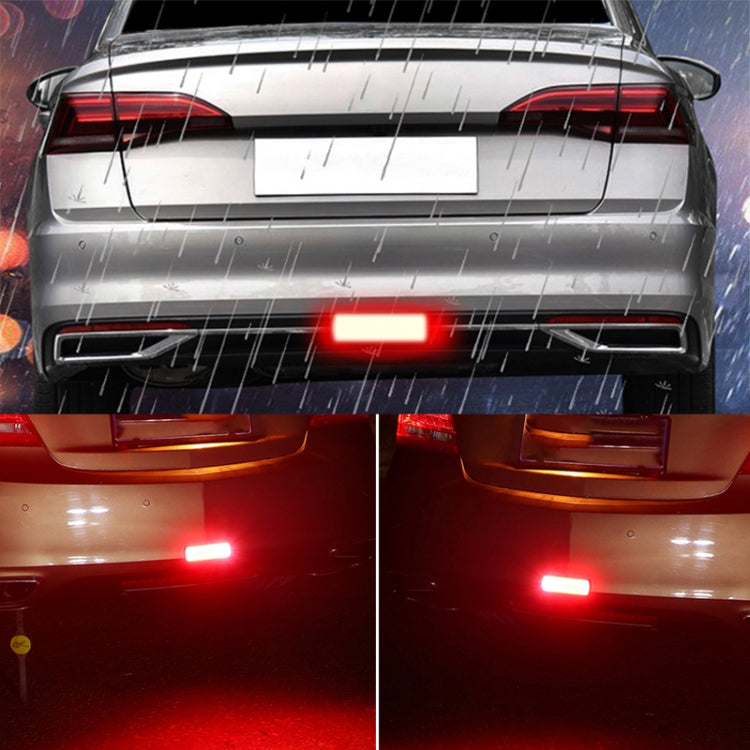 2 PCS Truck modified 40LED Two-color Running Water Turn Signal Light(Red Blue)