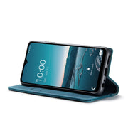For Samsung Galaxy M33 5G CaseMe 013 Multifunctional Horizontal Flip Leather Phone Case(Blue)
