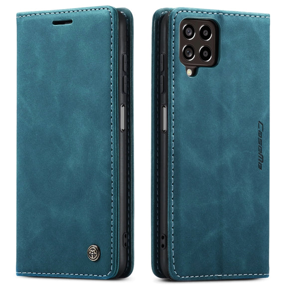 For Samsung Galaxy M53 5G CaseMe 013 Multifunctional Horizontal Flip Leather Phone Case(Blue)