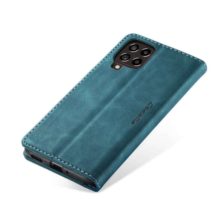 For Samsung Galaxy M53 5G CaseMe 013 Multifunctional Horizontal Flip Leather Phone Case(Blue)