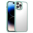 For iPhone 14 Pro Max Clear Acrylic + TPU Phone Case (Green) - iPhone 14 Pro Max Cases by PMC TechLife | Online Shopping South Africa | PMC TechLife