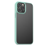 For iPhone 14 Pro Max Clear Acrylic + TPU Phone Case (Green)