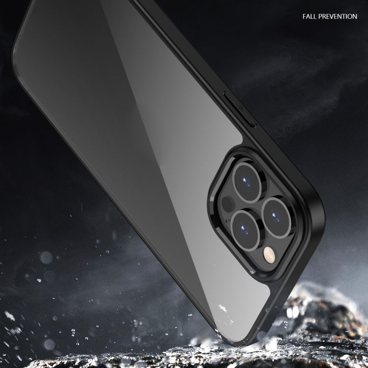 For iPhone 14 Pro Max Clear Acrylic + TPU Phone Case (Green)