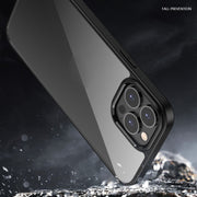 For iPhone 14 Pro Max Clear Acrylic + TPU Phone Case (Green)