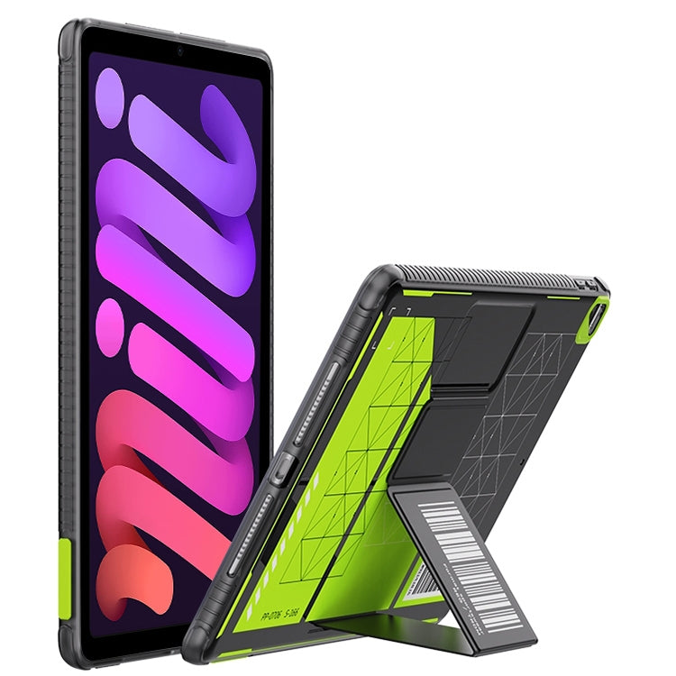 For iPad mini 6 / mini 2024 Mutural XingTu Series Tablet Case with Holder(Cyan)