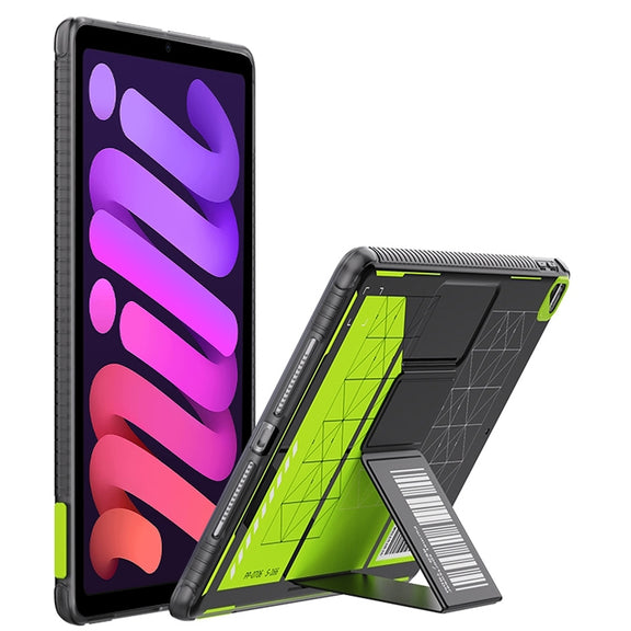 For iPad mini 6 / mini 2024 Mutural XingTu Series Tablet Case with Holder(Cyan)
