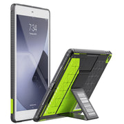 Mutural XingTu Series Tablet Case with Holder For iPad 10.2 2021 / 2020 / Pro 10.5 inch(Cyan)