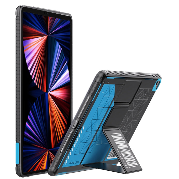 For iPad Pro 12.9 2022 / 2021 / 2020 Mutural XingTu Series Tablet Case with Holder(Sky Blue)
