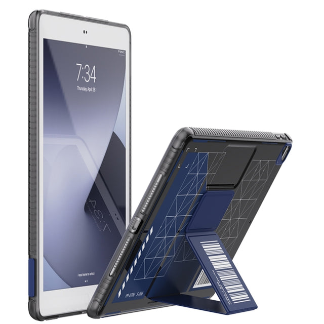 For iPad Air 10.9 2020 / Pro 11 2021 Mutural XingTu Series Tablet Case with Holder(Dark Blue)