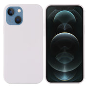 For iPhone 14 Plus Shockproof Silicone Magsafe Case (White)