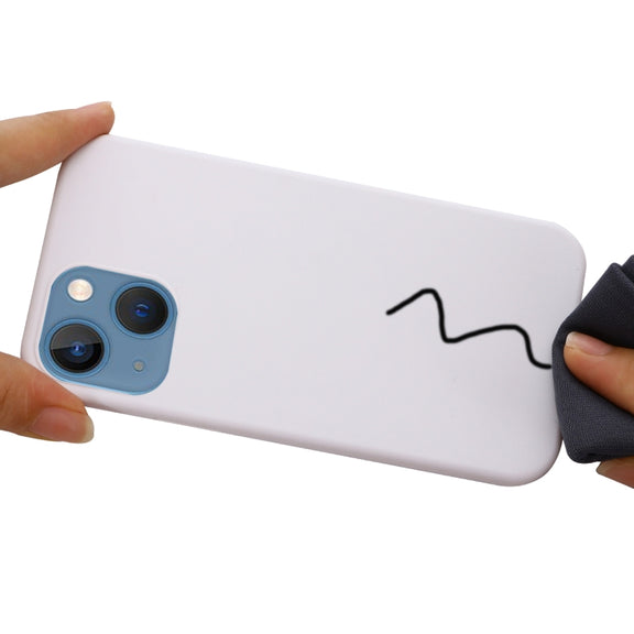 For iPhone 14 Plus Shockproof Silicone Magsafe Case (White)