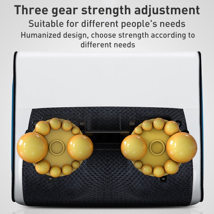 Multifunctional Hot Compress Neck Massager Car Cervical Spine Massage Pillow(Red Six Keys)
