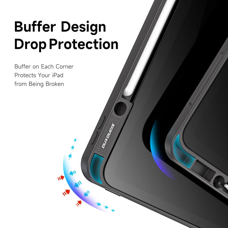 For iPad Pro 12.9 2022/2021/2020/2018 DUX DUCIS Magi Series Shockproof Tablet Case(Grey)