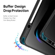 For iPad Pro 12.9 2022/2021/2020/2018 DUX DUCIS Magi Series Shockproof Tablet Case(Black)