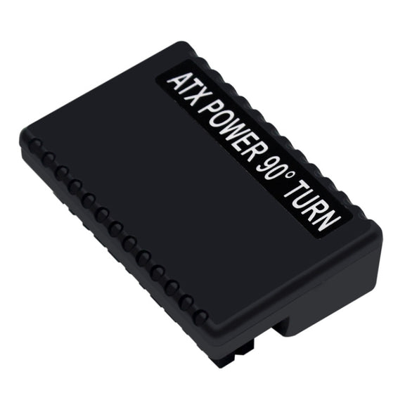2 PCS ATX 24Pin 90 Degree Power Plug Adapter
