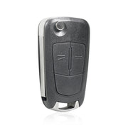 For Opel Car Foldable Blade Key Case with Screw Hole, Style:3-button HU100 without Slot