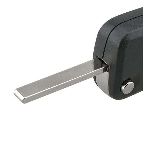 For Opel Car Foldable Blade Key Case with Screw Hole, Style:3-button HU100 without Slot