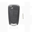 For Opel Car Foldable Blade Key Case with Screw Hole, Style:3-button HU43 Milling Embryo - Remote Car Key by PMC TechLife | Online Shopping South Africa | PMC TechLife | Buy Now Pay Later Mobicred
