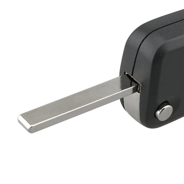 For Opel Car Foldable Blade Key Case with Screw Hole, Style:3-button HU43 Milling Embryo