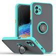 For Samsung Galaxy Xcover6 Pro Q Shadow 1 Series TPU + PC Phone Case with Ring Holder(Sky Blue) - Galaxy Phone Cases by PMC TechLife | Online Shopping South Africa | PMC TechLife