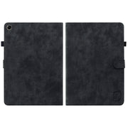 For Realme Pad 10.4 Tiger Pattern PU Tablet Case(Black)