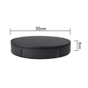 30cm Charging Rotating Display Stand Video Shooting Turntable, Load: 100kg, Power Plug:AU Plug(Black)