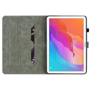 For Huawei MatePad T 10s/Enjoy Tablet 2 Tiger Pattern PU Tablet Case(Dark Blue)